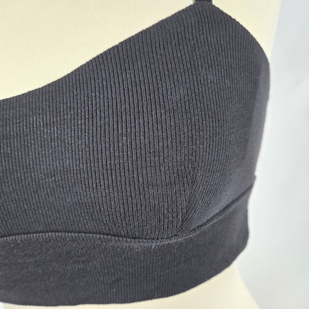 Athleta Well Rested Rib Sleep Black Bra - Picture 6 of 15